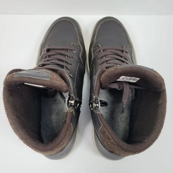 Lowa Bosco GTX Men's Dark Gray Brown Zip Up Ankle Winter Boots US Size 14 - Picture 5 of 9